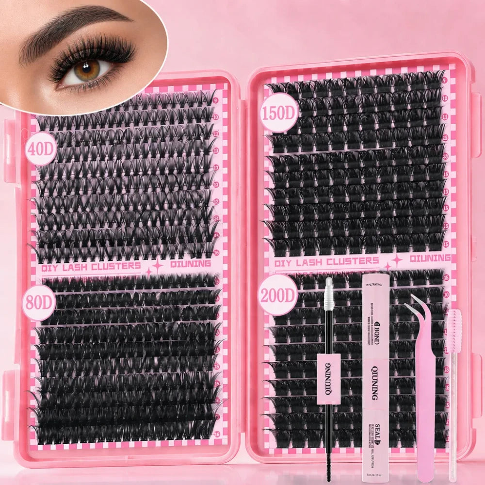 QIUNING DIY Lash Extension Kit