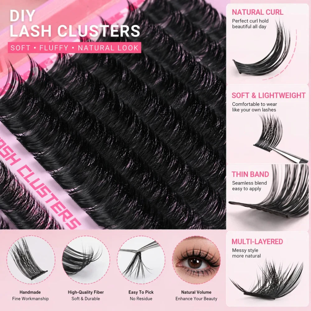 QIUNING DIY Lash Extension Kit