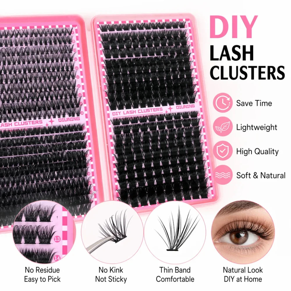 QIUNING DIY Lash Extension Kit