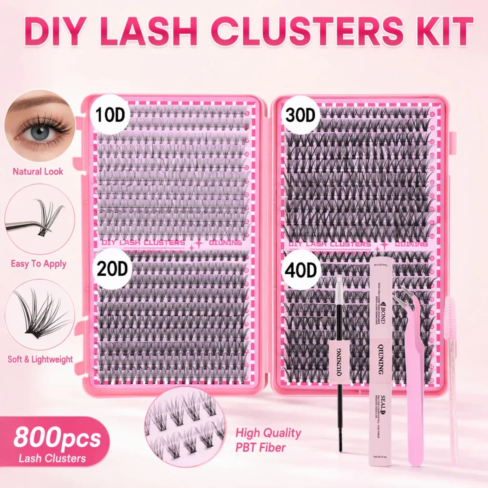 QIUNING DIY Lash Extension Kit