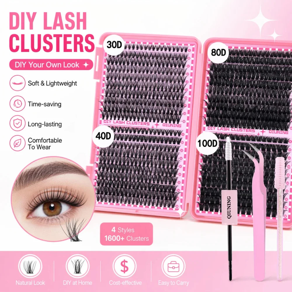 QIUNING DIY Lash Extension Kit