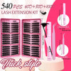 Natural DIY Eyelash Cluster Set