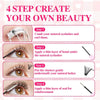 Natural DIY Eyelash Cluster Set