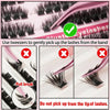 Natural DIY Eyelash Cluster Set